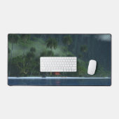パラダイスの雨の日 デスクマット (キーボード&マウス)