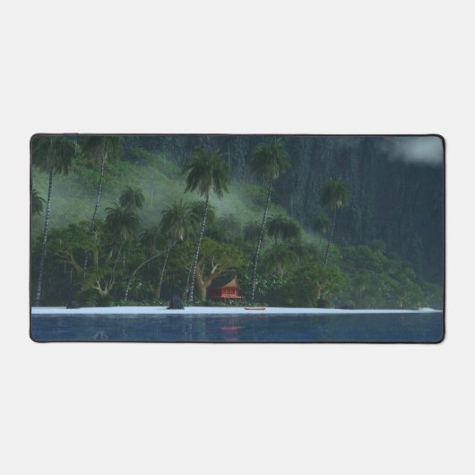 パラダイスの雨の日 デスクマット (正面)