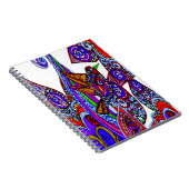 パラダイスの青い鳥ホワイトスパイラルノート ノートブック (右側)