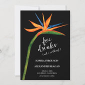 パラダイスの鳥の写真 ウェディング セーブザデート (正面)