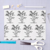 パラダイスの鳥の植物のデコパージュ 薄葉紙 (クラフト)