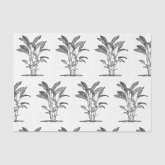 パラダイスの鳥の植物のデコパージュ 薄葉紙