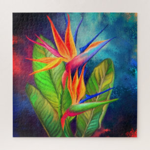 パラダイスの鳥の花 – ミグン絵画ドの芸術 ジグソーパズル