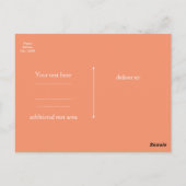 パラダイスの鳥 エレガント ゴールド ホワイト ウェディング ポストカード (裏面)