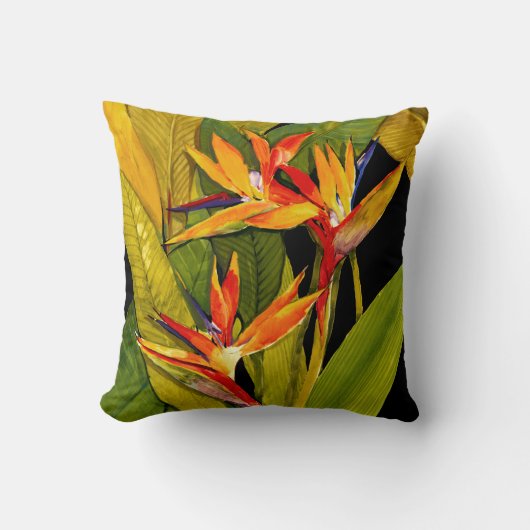 パラダイスの鳥 クッション (正面)