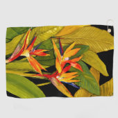 パラダイスの鳥 ゴルフタオル (横)