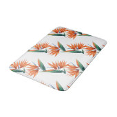 パラダイスの鳥、ストレリツィア異国花 バスマット (アングル)