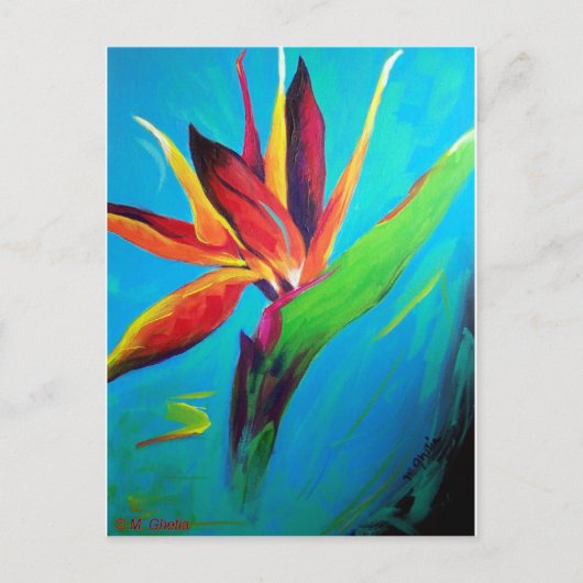 パラダイスの鳥 ポストカード (正面)