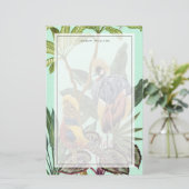 パラダイスの鳥-大きな鳥 便箋 (スタンド正面)