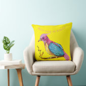 パラダイスの鳥 | 最高の日は今日の装飾用クッション クッション (椅子)
