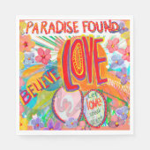 パラダイスは信仰、行動、愛のデザインを見つけた スタンダードランチョンナプキン (正面)
