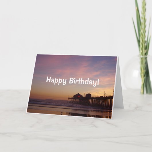パラダイスは誕生日カード カード (正面)