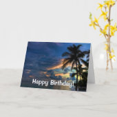 パラダイスは誕生日カード カード (黄色い花)