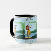 パラダイスへの旅行:アロハハワイ島 マグカップ (正面左)