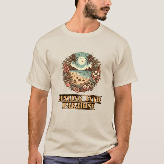 パラダイスへの航海 Tシャツ (正面)
