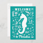 パラダイスへようこそ ポストカード (正面/裏面)