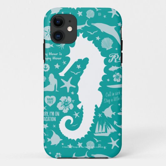 パラダイスへようこそ Case-Mate iPhoneケース (裏面)