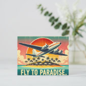 パラダイスへ飛ぶ ポストカード (スタンド正面)