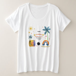 パラダイスよくはしゃぐ» Women's Plus Size Tee プラスサイズTシャツ