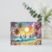 パラダイスを発見 ポストカード (スタンド正面)