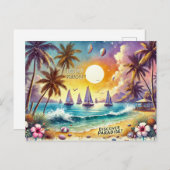 パラダイスを発見 ポストカード (正面/裏面)