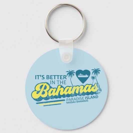 パラダイスアイランドバハマスバケーションバハマクルーズ キーホルダー (正面)