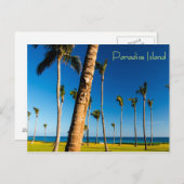 パラダイスアイランドランドスケープ ポストカード (正面/裏面)