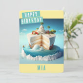 パラダイスアイランド誕生日カード シーズンカード (スタンド正面)