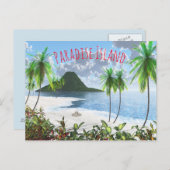 パラダイスアイランド ポストカード (正面/裏面)