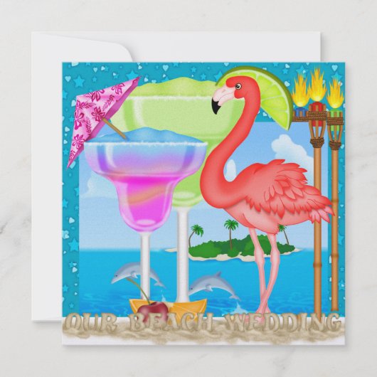 パラダイスウェディング - SRF 招待状 (正面)