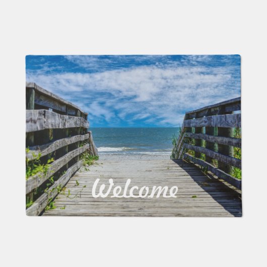 パラダイスウェルカムドフォーマットへの歩道 ドアマット (正面)