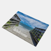 パラダイスウェルカムドフォーマットへの歩道 ドアマット (アングル)