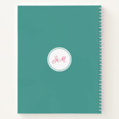 パラダイスウォーター結婚カラー ノートブック (裏面)