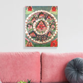 パラダイスオブシャンバラ，チベットのバナー キャンバスプリント (インサイチュ (リビング))