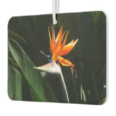 パラダイスオレンジトロピカルフラワーの鳥 カーエアーフレッシュナー (左)