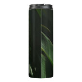 パラダイスオレンジトロピカルフラワーの鳥 タンブラー (裏面)