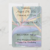 パラダイスカスタマイズ可能な結婚式招待状 招待状 (裏面)