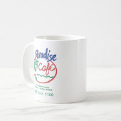 パラダイスカフェコーヒーマグ コーヒーマグカップ (正面左)
