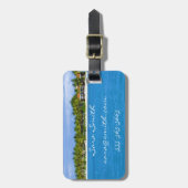 パラダイスカリブのラゲッジタグ – カスタマイズ可能 ラゲッジタグ (正面縦)