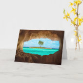 パラダイスカリブの カード (黄色い花)