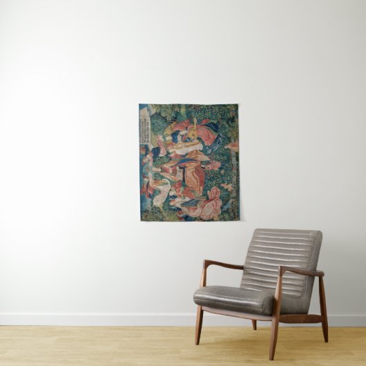 パラダイスガーデンのハッピーライフ中世タペストリー タペストリー (インサイチュ)