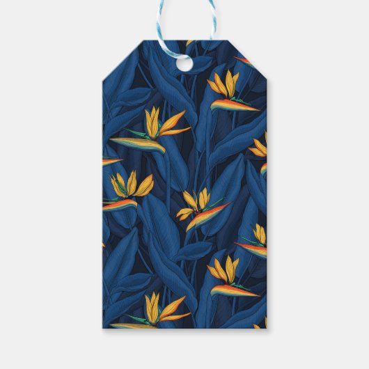 パラダイスガーデンの夜鳥2 ギフトタグ (正面)