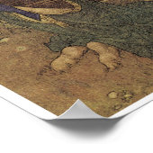 パラダイスガーデン，ヴィンテージフェアリー絵画ズ ポスター (角)