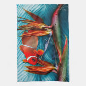 パラダイスキッチンタオルの道化魚 キッチンタオル (縦)