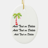 パラダイスクリスマスツリー セラミックオーナメント (裏面)