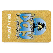 パラダイスクルーズドアマグネットでちょうど別の日 マグネット (横)