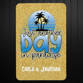 パラダイスクルーズドアマグネットでちょうど別の日 マグネット