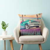 パラダイスコーブ,マリブ,カリフォルニアの旅行ポスター クッション (椅子)