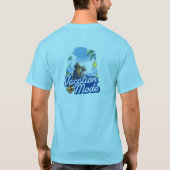 パラダイスサンキスされた瞬間 Tシャツ (裏面)