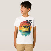 パラダイスサンセット Tシャツ (正面フル)